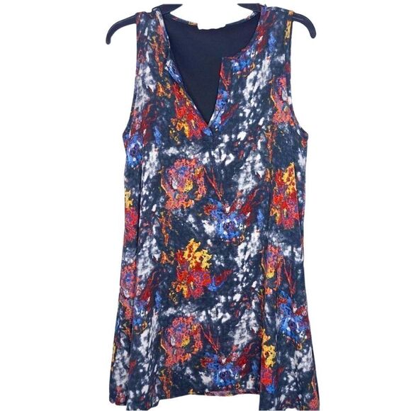 NEWBURY KUSTOM Boutique Beautiful A Line Watercolor Tank Dress - Picture 1 of 6